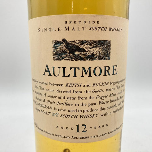 オルトモア 12年 シングルモルト 花と動物シリーズ 700ml 43% AULTMORE SINGLE MALT 【K4】